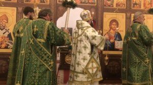 Митрополит Игнатий совершил всенощное бдение в храме преподобного Сергия Радонежского г. Саратова