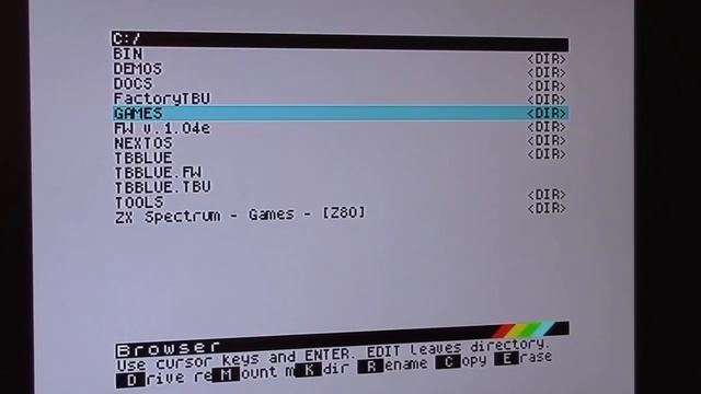 ZX Spectrum Next - A Sneak Preview - gameplay, UI, tech spec смотреть онлайн