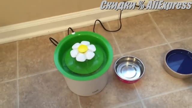 Фонтан для кошек. #Скидки%AliExpress смотреть онлайн