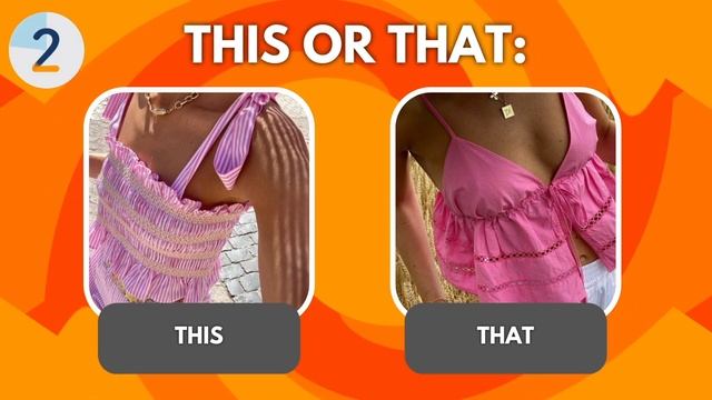 ?THIS OR THAT: CLOTHING EDITION? - Aesthetic Quiz