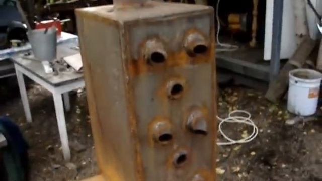 Супер буржуйка для гаража. Super burning stove for the garage. смотреть онлайн