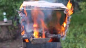 Обжиг новой коптильни