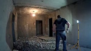 Демонтаж бетонной перегородки 85мм