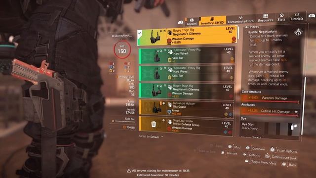 High DPS Negotiator's Dilemma Speedrun Build | Great for Westside League on The Division 2 смотреть онлайн