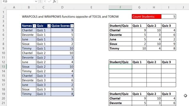 WRAPCOL & SORTBY Array Functions to Pivot A Table. "Robustify" your formulas! Excel Magic Trick 178 смотреть онлайн