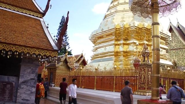 Храм Ват Пра Дой Сутхеп на севере Таиланда смотреть онлайн