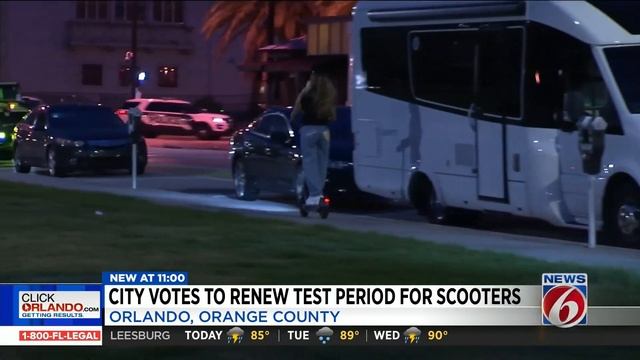 Electric scooters to stay in Orlando for now смотреть онлайн