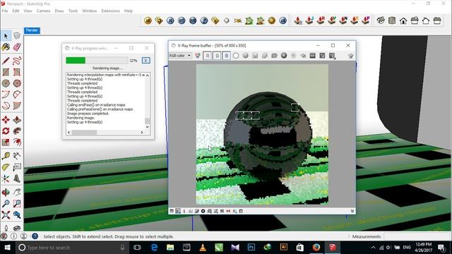 Sketch UP Vray : # Basic Create Material 