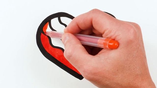 Рисуем фломастерами. Простой милый рисунок. Рисование для детей смотреть онлайн