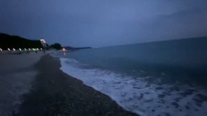Море.Небуг. Вечерняя прогулка по пляжу. 12 июня 2023г.