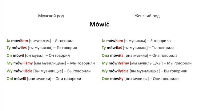 Урок польского языка 8 прошедшее время (ПОЛНЫЙ) смотреть онлайн