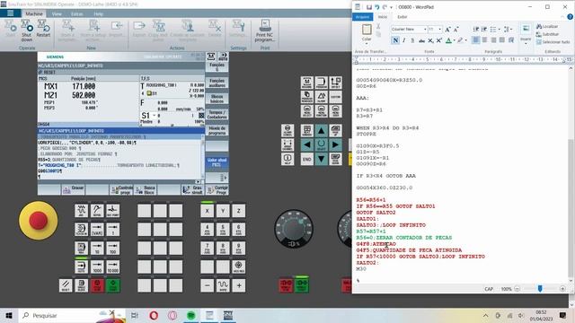 Loop infinito no comando "SIEMENS" piscando uma mensagem na tela do monitor. смотреть онлайн
