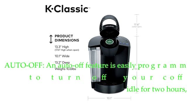 Keurig K55, K Classic Coffee Maker, K Cup Pod, Single Serve, Programmable, Black. - Best Seller смотреть онлайн