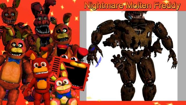 [Fnaf | Speed Edit] Making Nightmare Molten Freddy! смотреть онлайн