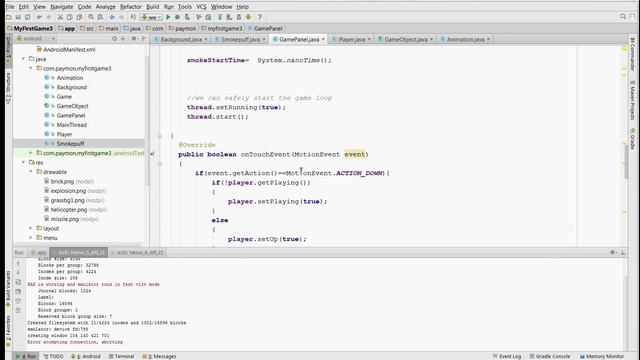 How to make a 2D game for Android - Episode 5 (Using ArrayList and Paint) смотреть онлайн