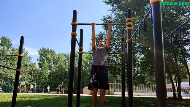 ТРЕНИРОВКА СПИНЫ на турнике Часть 26 смотреть онлайн
