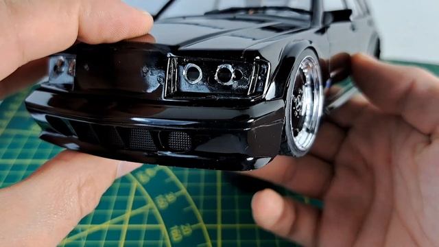 Mercedes Benz 190E EVO II  1/18 Solido Custom LED Build