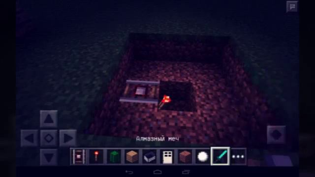 Как сделать механическую дверь в MCPE 0.14.0 смотреть онлайн