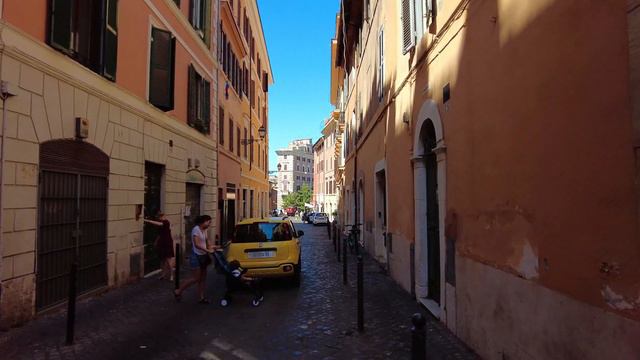 Rome guided tour ➧ Via in Selci - Piazza di S. Martino ai Monti [4K Ultra HD] смотреть онлайн