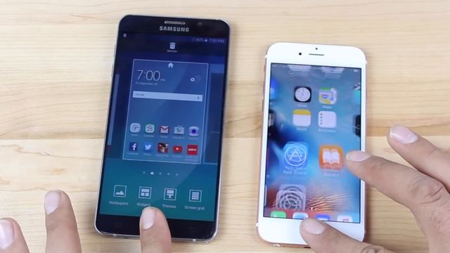 iPhone 6s Touch ID vs Note 5 Fingerprint Scanner SLOW MO! смотреть онлайн