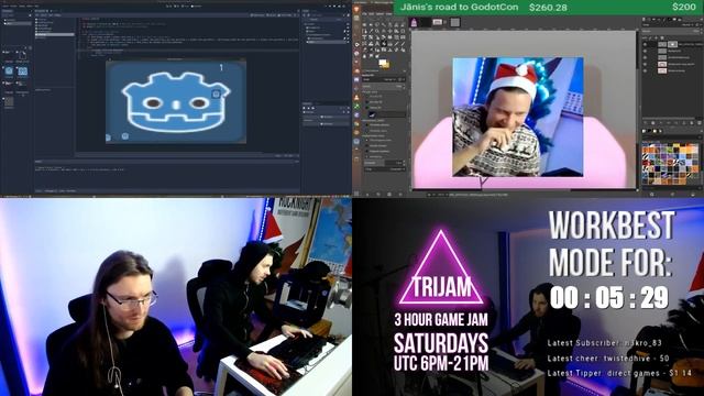 3 hour GAME JAM #Trijam timelapse! Rocknight Studios смотреть онлайн