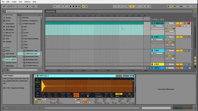 Как Делать Биты В #Ableton live 9# На midi Дорожках смотреть онлайн