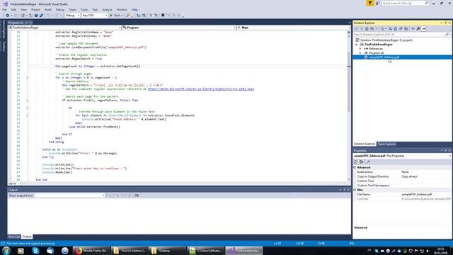 PDF Extractor SDK - VB.NET - Find US Address (with Regex) смотреть онлайн