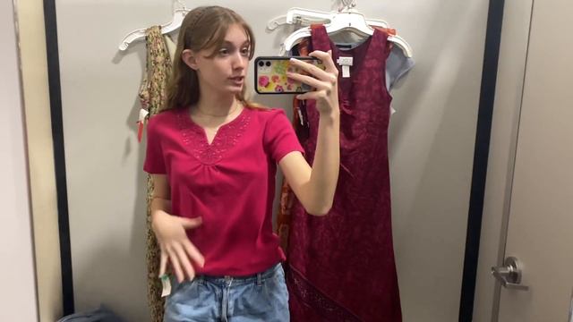 thrifting my DREAM spring/summer wardrobe! | thrift with me + haul! смотреть онлайн
