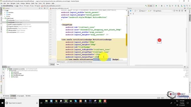 Android Development Tutorial - Drink Shop App part 10 Display Cart icon with notification badge смотреть онлайн