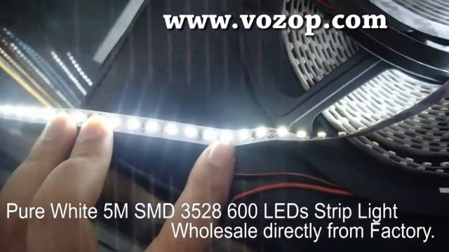 Pure White 5M SMD 3528 600 LEDs Strip Light Non Waterproof смотреть онлайн