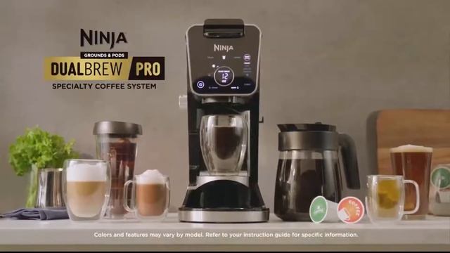 ?☕Ninja CFP301 DualBrew Pro System 12-Cup Coffee Maker | Single-Serve for Grounds K-Cup Pod смотреть онлайн