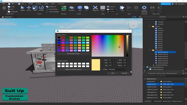 Roblox Studio Character Customization Setup New Update! смотреть онлайн