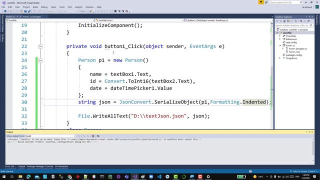 4- Create and Write in json File by using c# смотреть онлайн