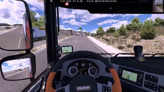 ETS2 1.47 MAP COMBO RoExtended 3.8 | DAF XF Paccar_MX13 Sound | (TR) Mersin - Antalya | 2K 1440p