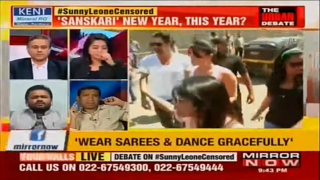 SPECIAL DEBATE ON SUNNY LEONE SHOW MIRROR NEWS 15 12 2017 смотреть онлайн