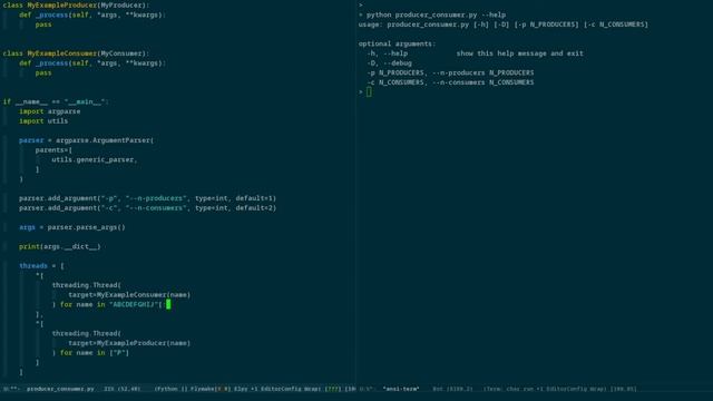 Python 3: aplikacje wielowątkowe, threading 10, producer consumer 1, kolejka (2020/py3.8) смотреть онлайн