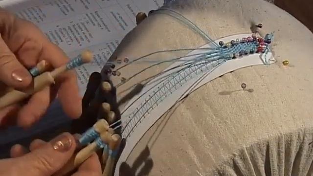 Кружевоплетение на коклюшках Третий урок смотреть онлайн