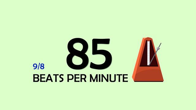 85 BPM 9/8 Metronome смотреть онлайн