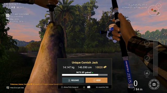 10 Spots - Cornish Jack - Unique - Congo River - Fishing Planet смотреть онлайн