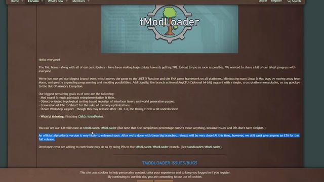 Terraria Tmodloader in Alpha / Beta Soon - Tmodloader terraria 1.4 смотреть онлайн