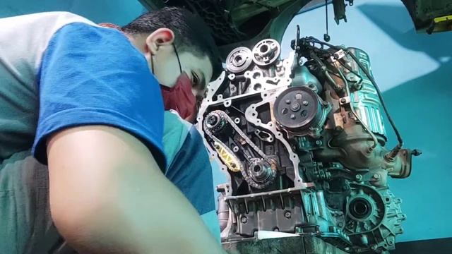 KIA CARNIVAL TIMING CHAIN REPLACEMENT | PALIT TIMING CHAIN KIA CARNIVAL смотреть онлайн