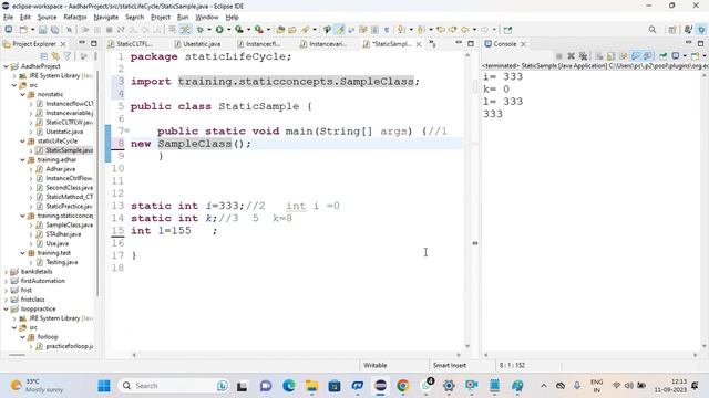 Static & Non-Static Control Flow in java | Instance Variable | Java Tutorials in Hindi | Dianxi Tec смотреть онлайн