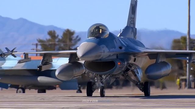 F-16 Fighting Falcon Fighter Jet Take Off U.S. Air Force смотреть онлайн