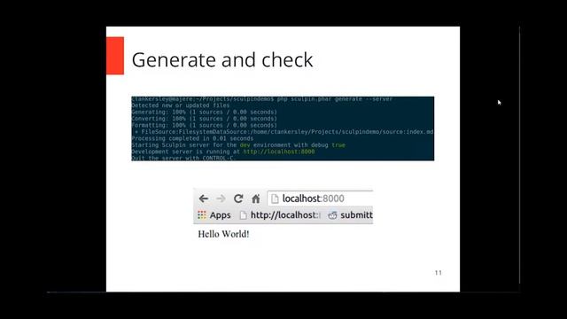 Static Sites with Sculpin смотреть онлайн