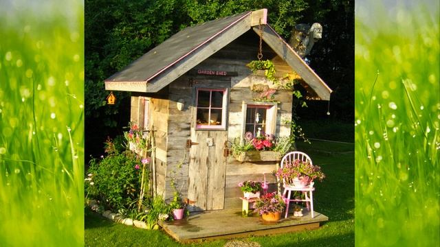 Сарайчики для дачи. Идеи для вдохновения. смотреть онлайн