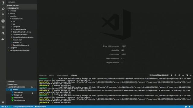 Enhanced IoT Edge developer experience in VS Code смотреть онлайн