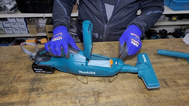 Makita 18V Akku-Staubsauger DCL182Z | Vergl.m. DCL280FZ, DCL281FZ | Hazet Makita-Akku-Werkzeugbox