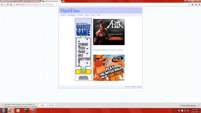 How to download OptiFine on Windows 7 for Minecraft смотреть онлайн