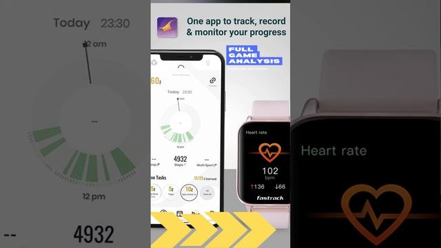 Fastrack Reflex Curve Smartwatch Health Monitor, 20+ Sport,Water Resistance Upto 7 Days Battery Lif смотреть онлайн