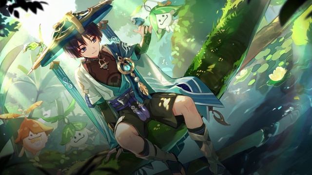 ? Обои Genshin Impact - Странник 1080p смотреть онлайн